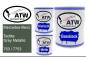 Preview: Mercedes-Benz, Tectite Gray Metallic, 753 / 7753: 1L Lackdose + 1L Klarlack + 500ml Härter - Set, von ATW Autoteile West.